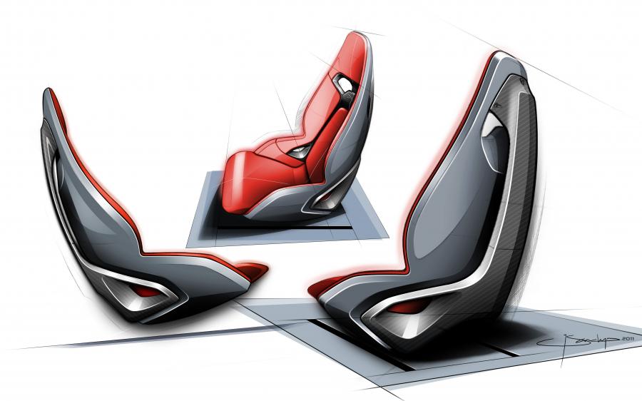 Эскиз Jaguar C-X16 Concept 2011 года  (фото 26 из 65)